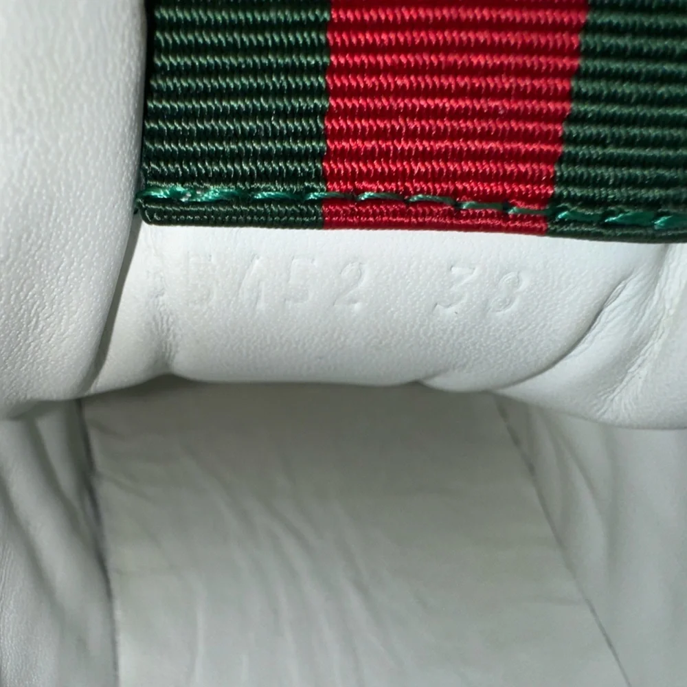 New Gucci Re-Web Crystal Chain Sneakers Size 38 - Picture 9 of 14